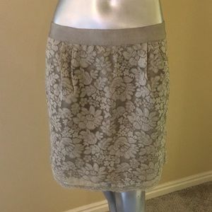 J. Crew Floral Lace Skirt style 39545